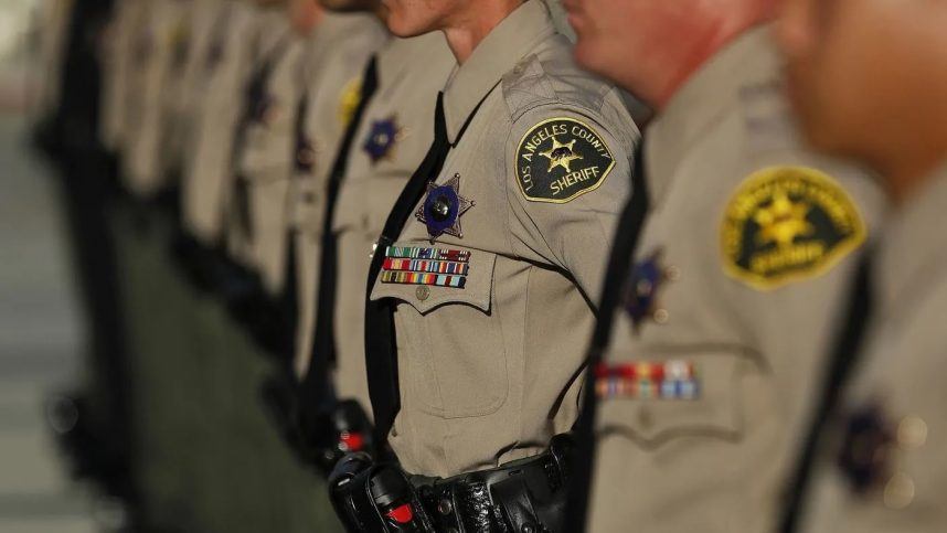 Deputy Braulio Robledo, LA County Sheriff's Office, poker chips