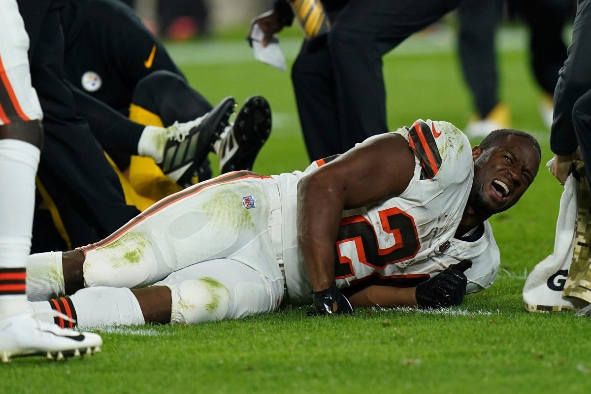 Cleveland Browns Lose RB Nick Chubb on Monday Night Football