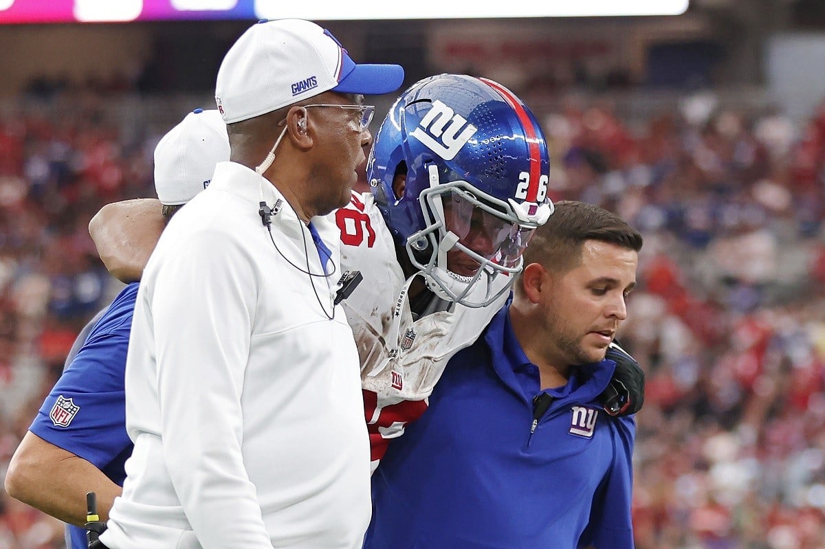 New York Giants RB Saquon Barkley Out Couple Weeks with Sprained Ankle