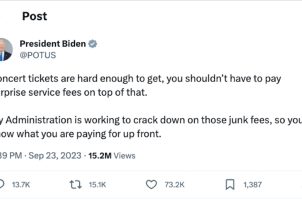 Joe Biden junk resort fees Las Vegas casino