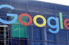 The Google sign on its offices