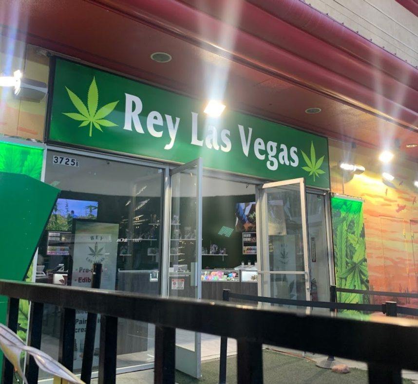 fake Las Vegas Strip cannabis dispensary