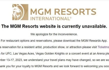 MGM hack error message