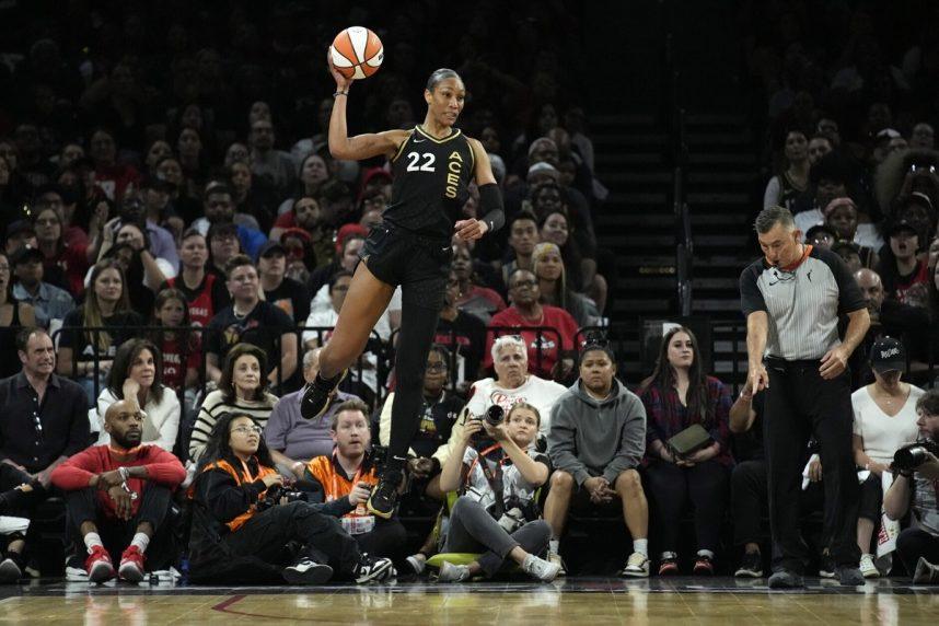 Las Vegas Aces A'ja Wilson 