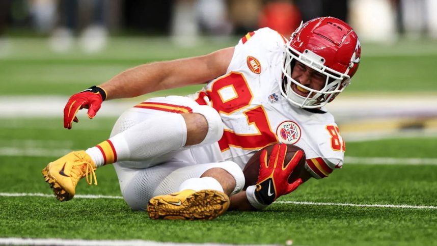 Travis Kelce ankle injury