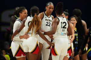 Las Vegas Aces WNBA Finals A'ja Wilson