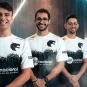 Members of Brazilian eSports team Furia's ESL R1 roster in a PR photo.