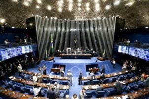The Brazil Senate in a session