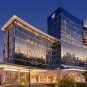 The Crown Towers Hotel in Perth, Australia at night