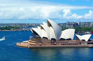 The Sydney Opera House in Sydney, Australia