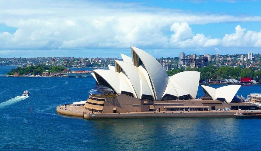 The Sydney Opera House in Sydney, Australia