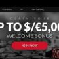 The homepage of the MansionCasino.com website