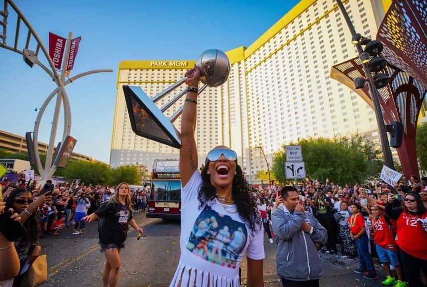 2022 WNBA championship parade: Aces celebrate first major pro