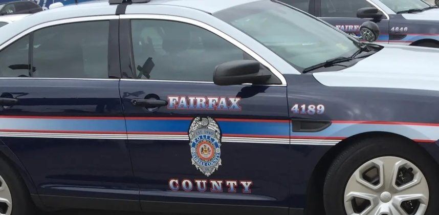 A Fairfax County police car