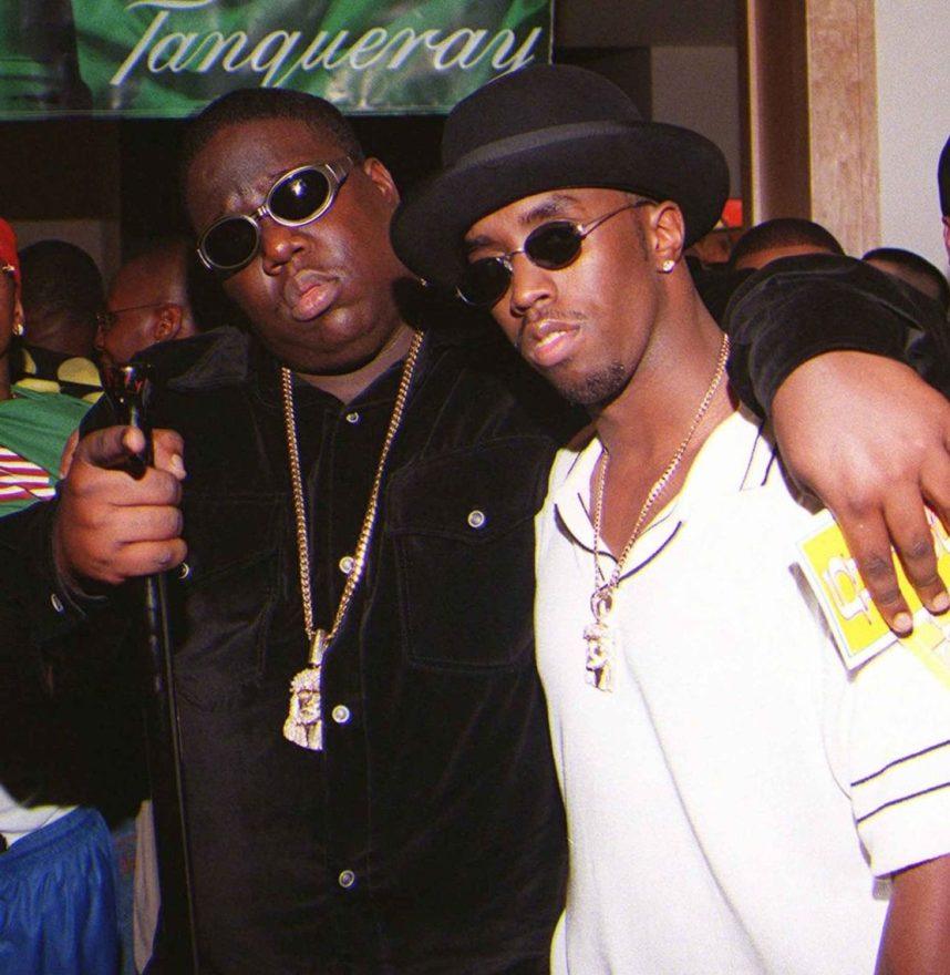 Christopher "Notorious B.I.G." Wallace and Sean "P. Diddy" Combs. 