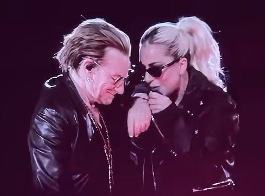 Lady Gaga surprises U2 on stage at Las Vegas Sphere, sings 'Shallow