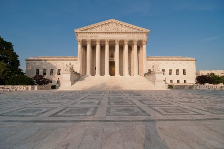 Supreme Court building in Washington, DC