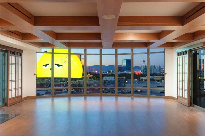 One of three bedrooms in a $2.5 million Las Vegas condo