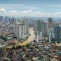A view of Metro Manila in the Philippines from the air