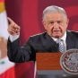 Mexico President Andrés Manuel López Obrador in a political speech