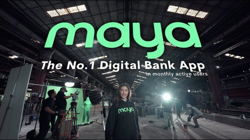 Philippine actress and model Liza Soberano promoting the digital bank Maya