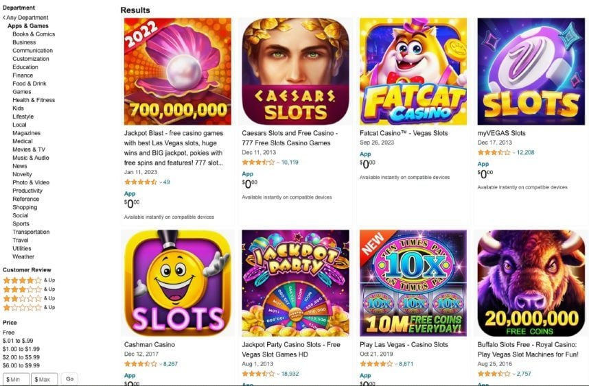 Amazon slots social app lawsuit