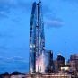 The Crown Sydney in Barangaroo at dusk
