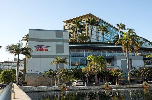 The facade of Casino Metro in San Juan, Puerto Rico