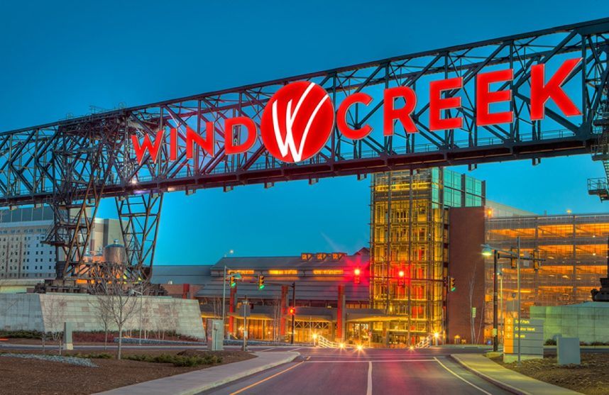 Receita dos jogos Parx Wind Creek da Pensilvânia