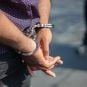 A man in handcuffs