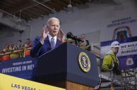 Joe Biden Las Vegas Visit Focus on High-Speed Train, UNLV Shooting Victims