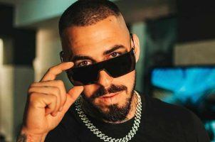Greek hip-hop artist Don Leon in sunglasses