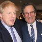 Richard Desmond (right) with former British PM Boris Johnson