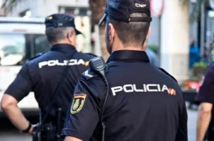 Spanish police officers in uniform