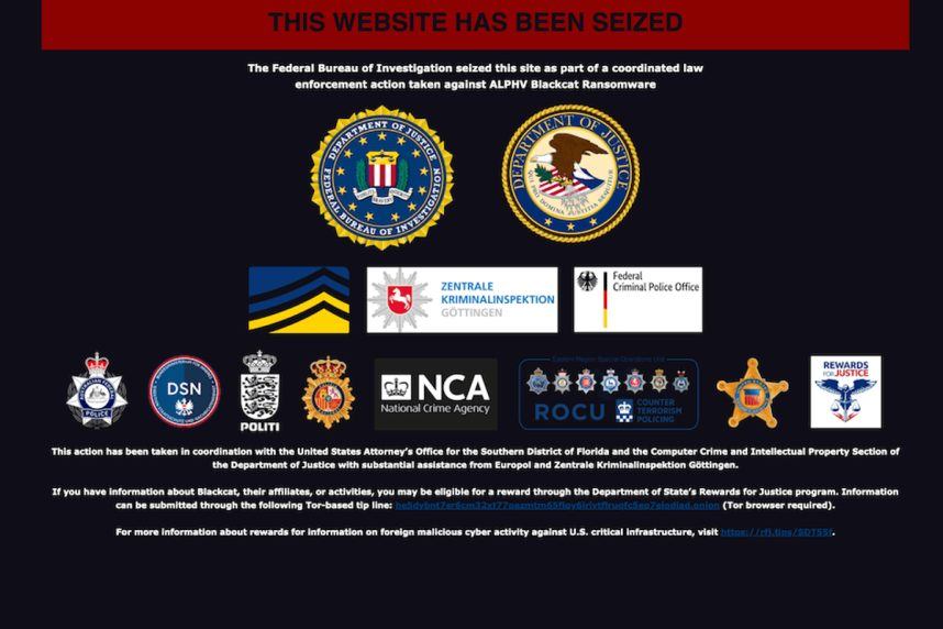 FBI cyberattack decryption Blackcat
