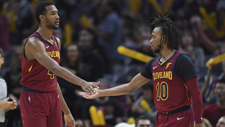 Cavs Evan Mobley Darius Garland