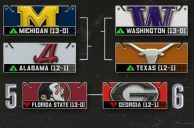 Michigan, Texas Favored in College Football Playoff Against Alabama, Washington