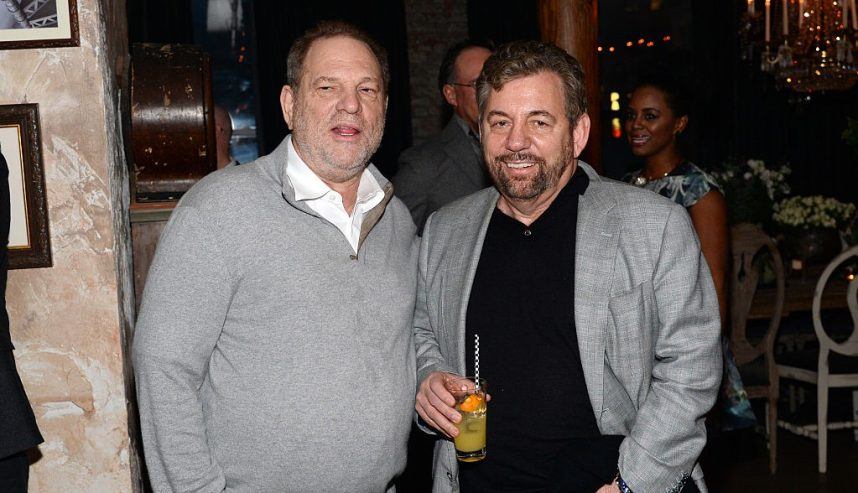 Harvey Weinstein, left, and James Dolan