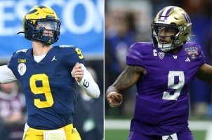 Michigan Washington odds college football