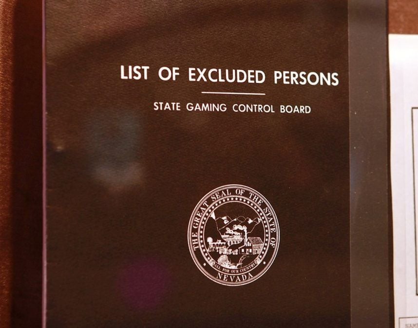 A copy of the Nevada Gaming Control Board’s so-called ‘black book’ of excluded persons