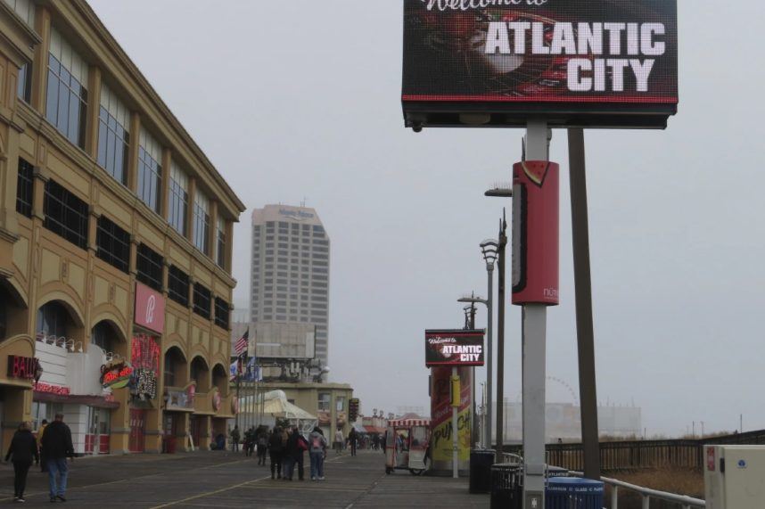Atlantic City casino gross gaming revenue