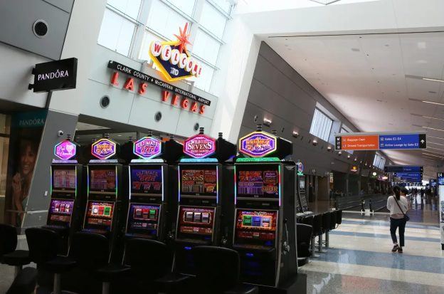 Harry Reid airport slots Las Vegas