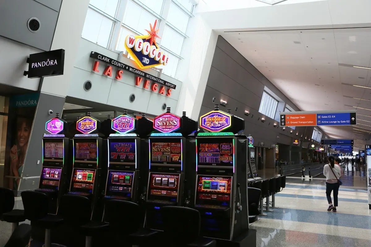 Harry Reid Airport Slots Upgrading System With Light & Wonder