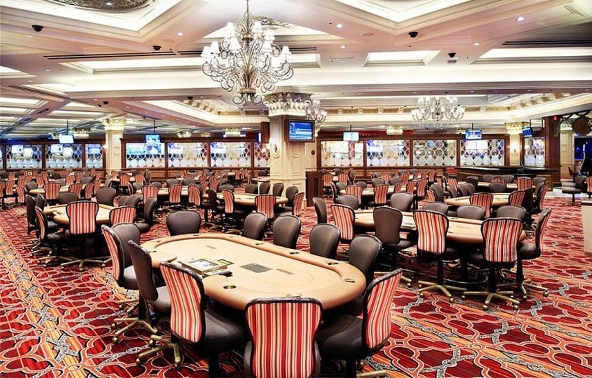 The current poker room at the Venetian
