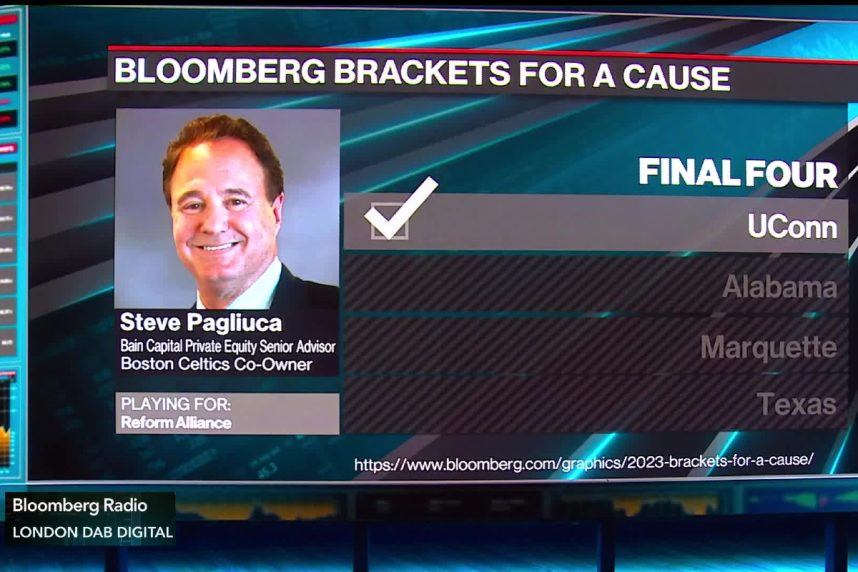 Bloomberg charity brackets March Madness