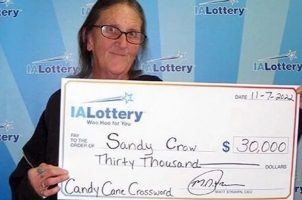 Sandy Crow, Sandra Crow, Alvin Hans Larsen III, Iowa Lottery, fraud