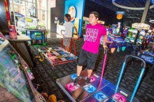 Dave & Buster's arcade betting wagering