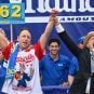 Nathan's hot dog Joey Chest competitive eating