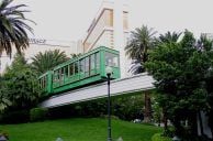 End of the Line for Mirage-Treasure Island Tram on Las Vegas Strip