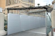 F1 Walls Off Pedestrian Bridges Over Las Vegas Strip
